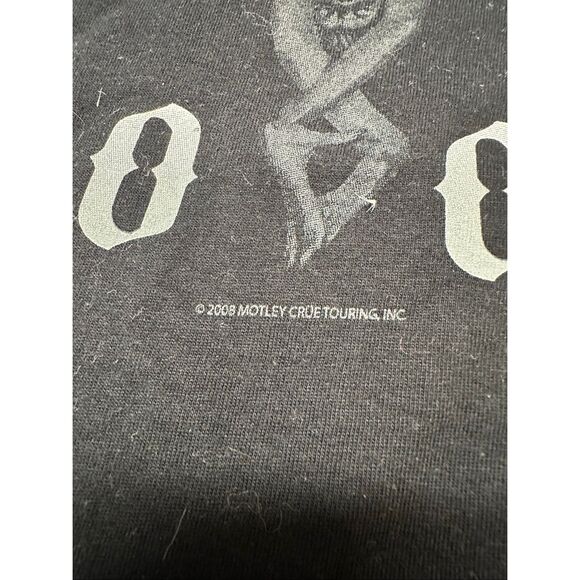 Motley Crüe y2k 2008 CrüeFest Saints of Los Angeles Tour TShirt Vintage Band Tee - Picture 5 of 7